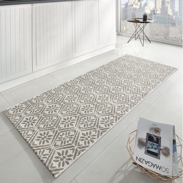 Zala Living Alfombra Contornos Alfombra, Poliamida, Rosa, 100 X 100 X 0,5 Cm
